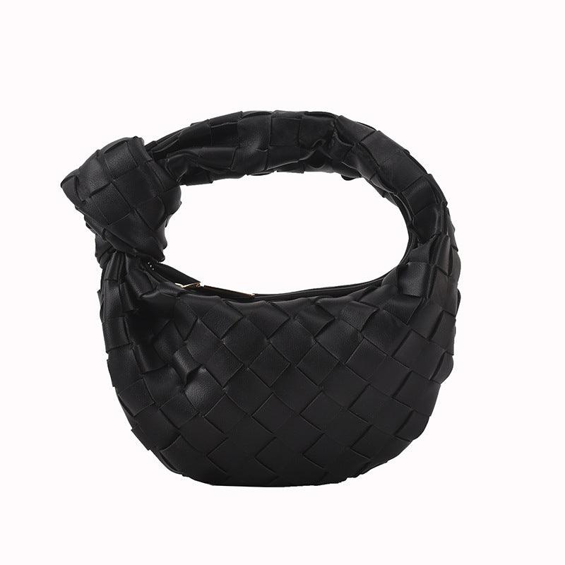 woven small round macaron bag, view 10 - MRSLM