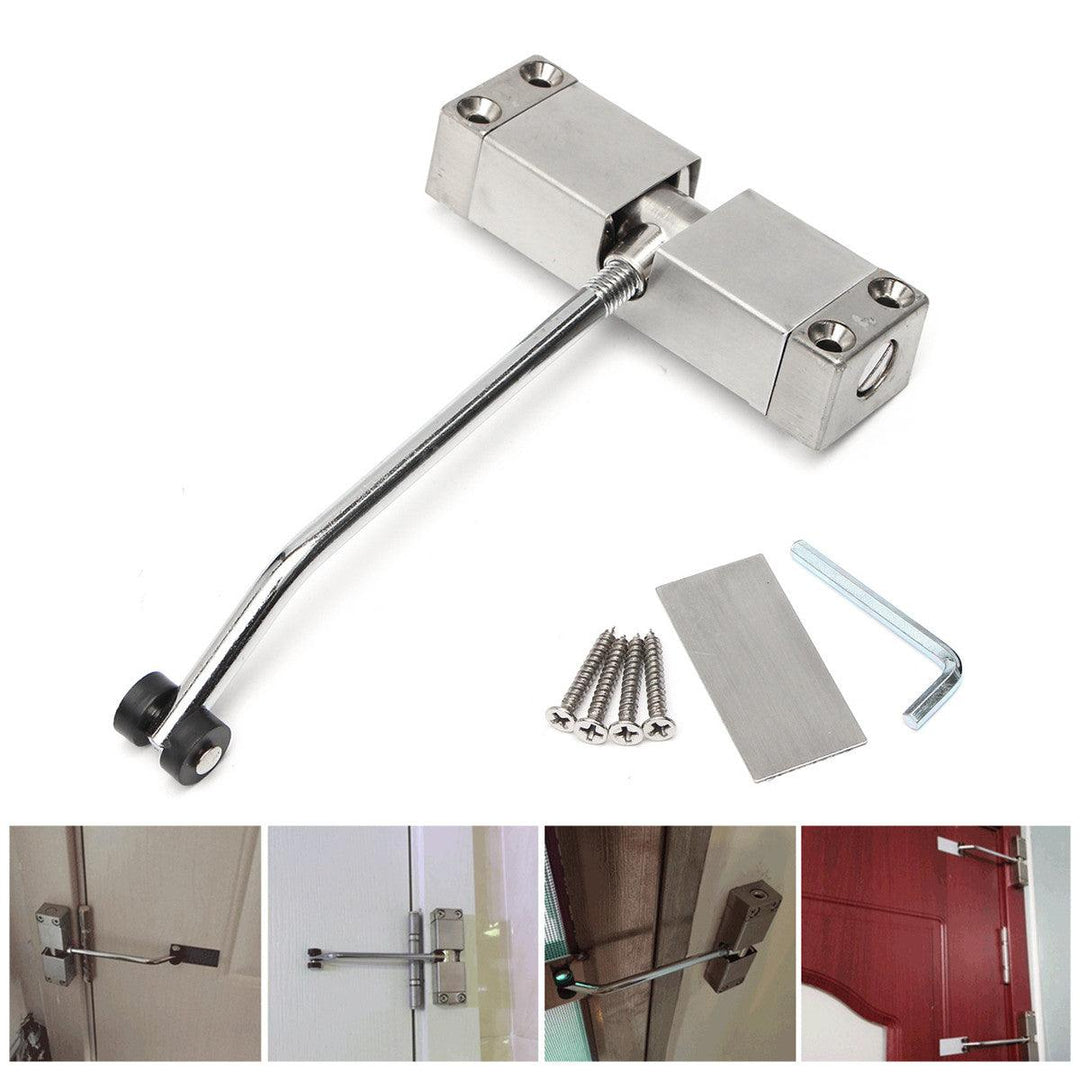 Stainless Steel Adjustable SurfacE Mounted Automatic Spring Closing Door Closer - MRSLM