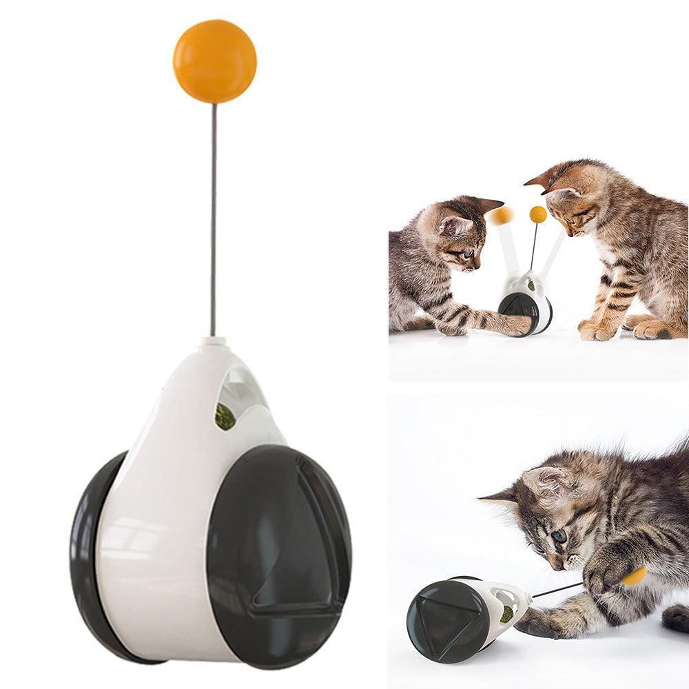 Irregular Cat Toy Rotating Ball Self-Balance Wheel Pet Toy Cute Interactive Toys Funny Kitty Toys Pet Supply - MRSLM