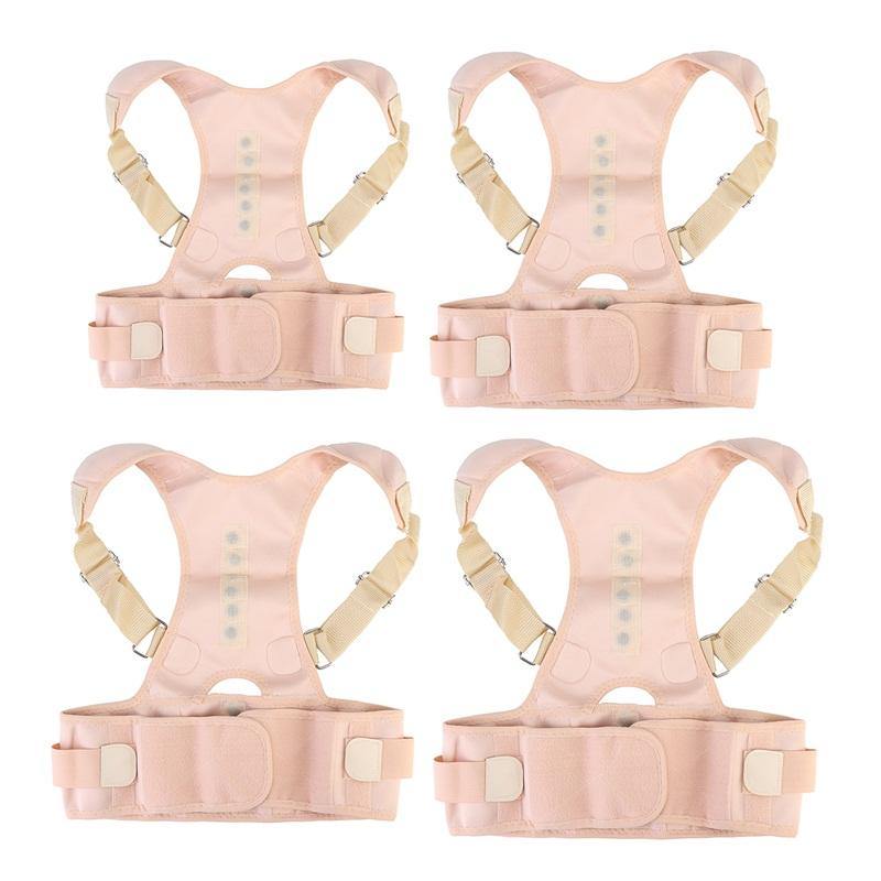 10 Magnets Posture Corrector Hunchbacked Lumbar Back Support Pain Relief Brace Therapy Belt - MRSLM