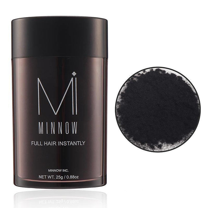 Minnow Hair Building Fibers Baldness Instantly Refill Keratin Fiber Hair Spray Powder Black Brown - MRSLM