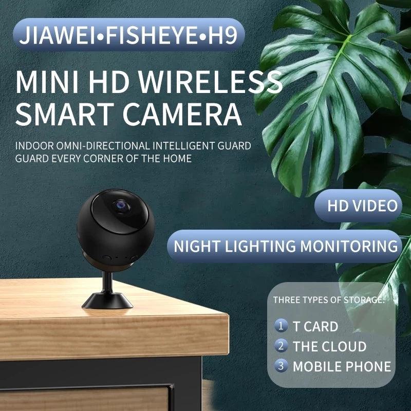 A12 V380 Mini 1080P Wireless Smart Camera Wifi Security Camera Wireless Night Vision Remote Home Small Surveillance Camera DVR - MRSLM