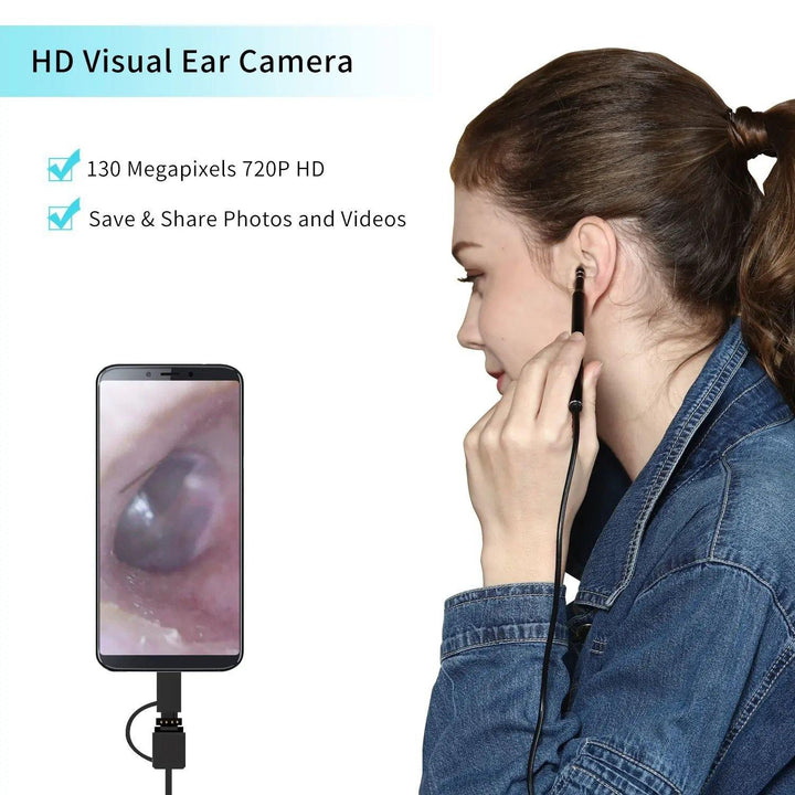 Y.F.M®3 In 1 Ear Cleaning HD Visual Ear Spoon Multifunctional Earpick Ear Care Health - MRSLM