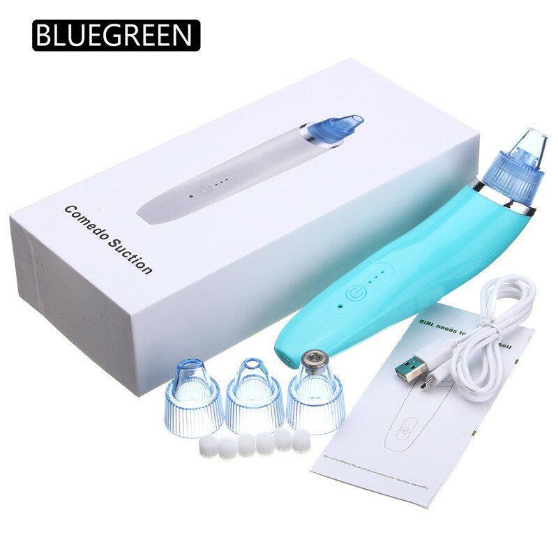 XD-5002 Face Facial Cleansing DC5V 850mA USB Electric Nose Pore Cleanser Cleaner Vacuum Beauty Machine Blackhead Zit Acne Remover Tool - MRSLM