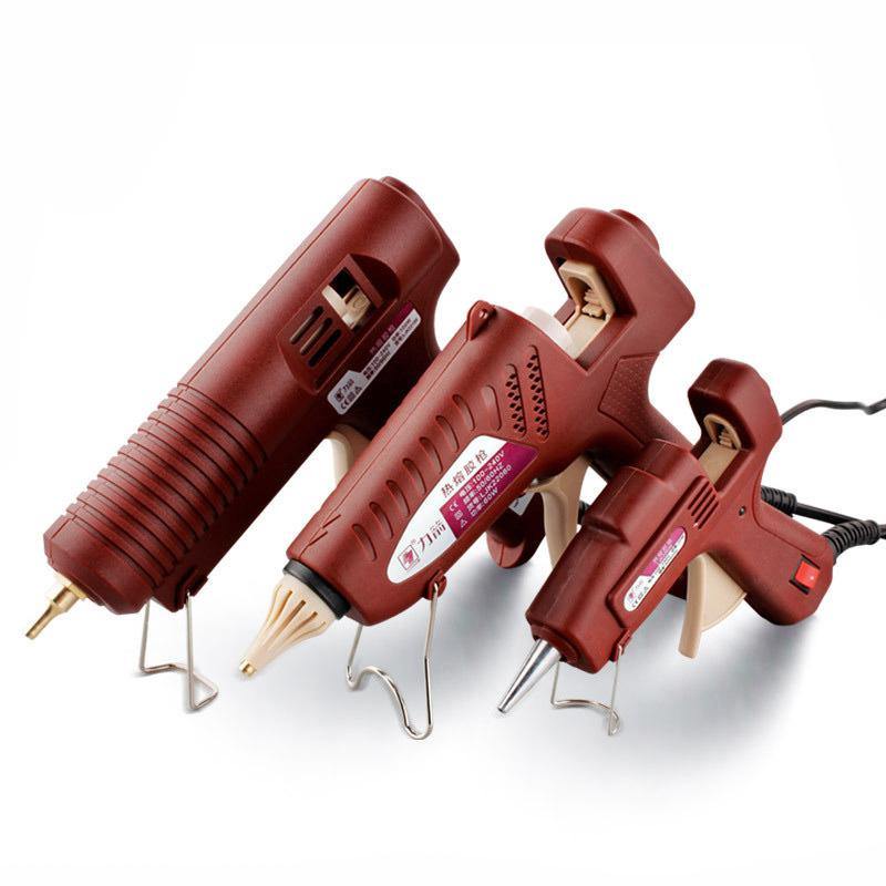 LIJIAN 20W/60W/100W Hot Melt Glue Gun Adjustable Professional Copper Nozzle Heater Heating Wax - MRSLM