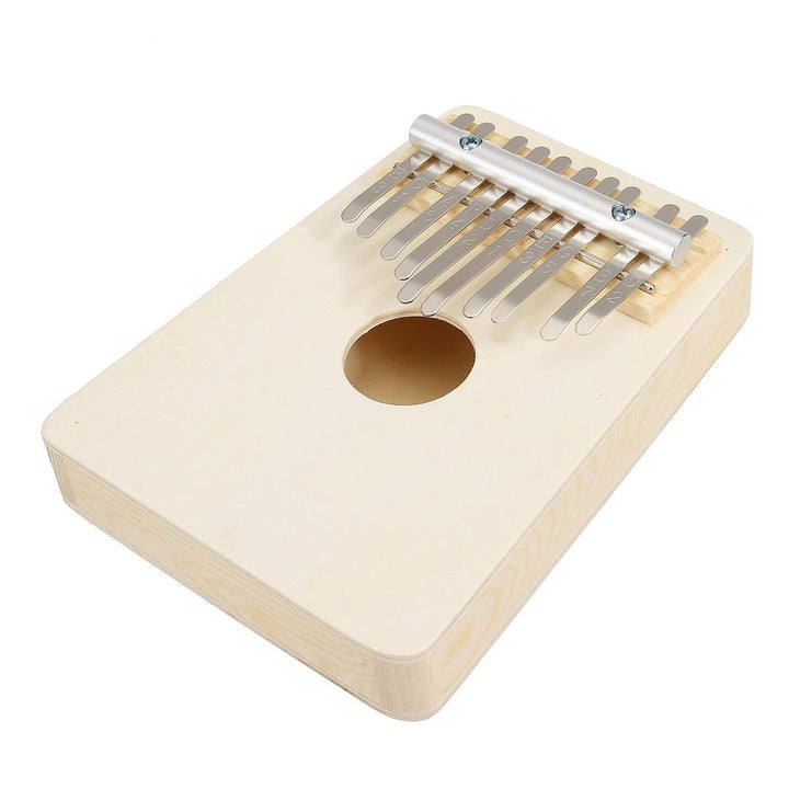 10 Keys Kalimba Wood Thumb Piano Finger Keyboard Musical Instrument w/Tuning Hammer - MRSLM