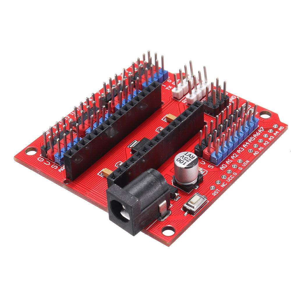 Multi-Function Funduino Nano Shield Nano Sensor Expansion Board Geekcreit for Arduino - products that work with official Arduino boards - MRSLM