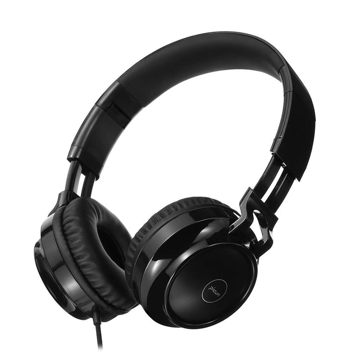 Pincun C60 Foldable Wired Headset Headphone 4D Stereo Portable 3.5mm Wired Over-ear Headset with Mic - MRSLM