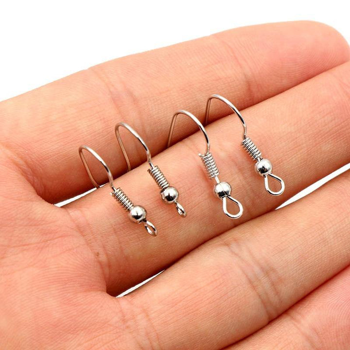 100pcs/lot 20x17mm DIY Earring Findings Earrings Clasps Hooks Fittings DIY Jewelry Making Accessories Iron Hook Earwire Jewelry - MRSLM