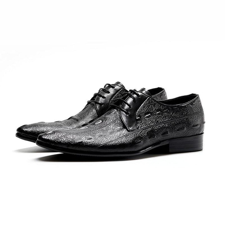 First layer cowhide plus size men's shoes - MRSLM