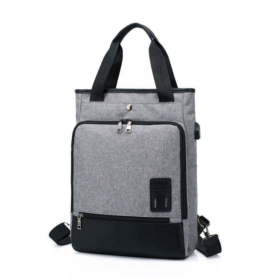 35L Large Capacity Backpack USB Charging Fashion Outdoors Travel Laptop Bag - MRSLM