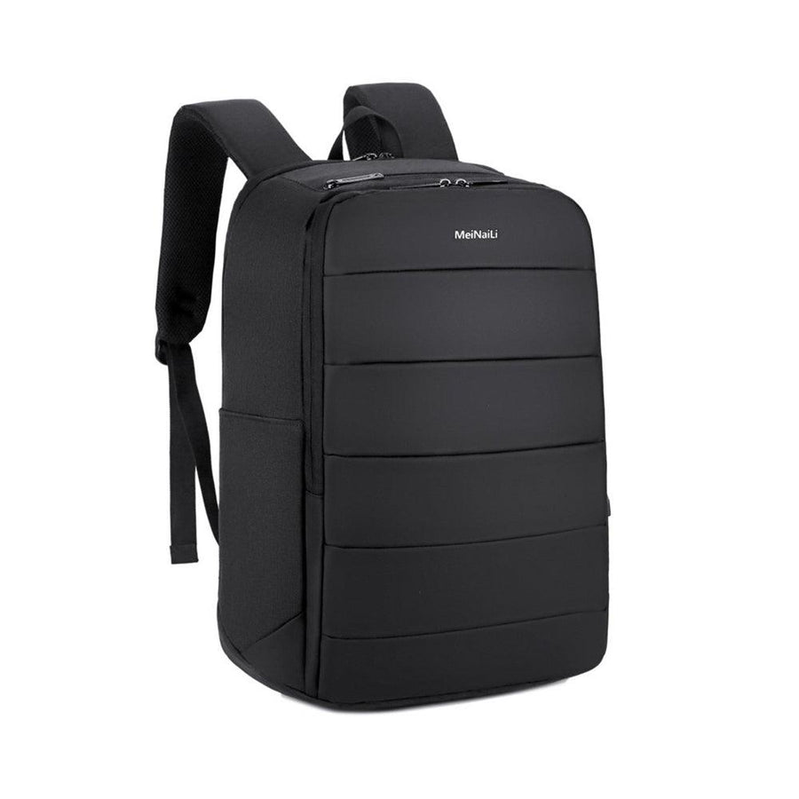 Business Backpack Laptop Computer Bag Schoolbag with Usb Charging Waterproof Shoulders Storage Bag - MRSLM