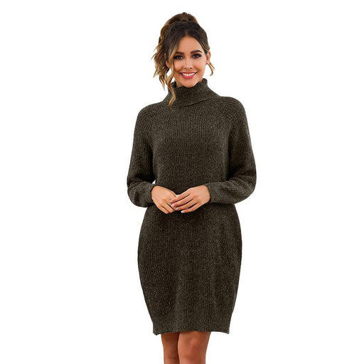 Loose long sweater dress, view 2 - MRSLM