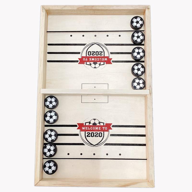 Puck Game Fast Sling Wooden Parent-child Interactive Game Chess Prop - MRSLM