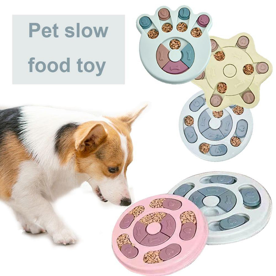 Pet Puzzle Toys Increase Interactive Slow Dispensing Feeding Training Games Feeder - MRSLM