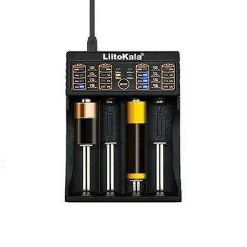 Liitokala Lii-402 Micro USB DC 5V 4Slots 18650/26650/16340/14500 Battery Charger - MRSLM