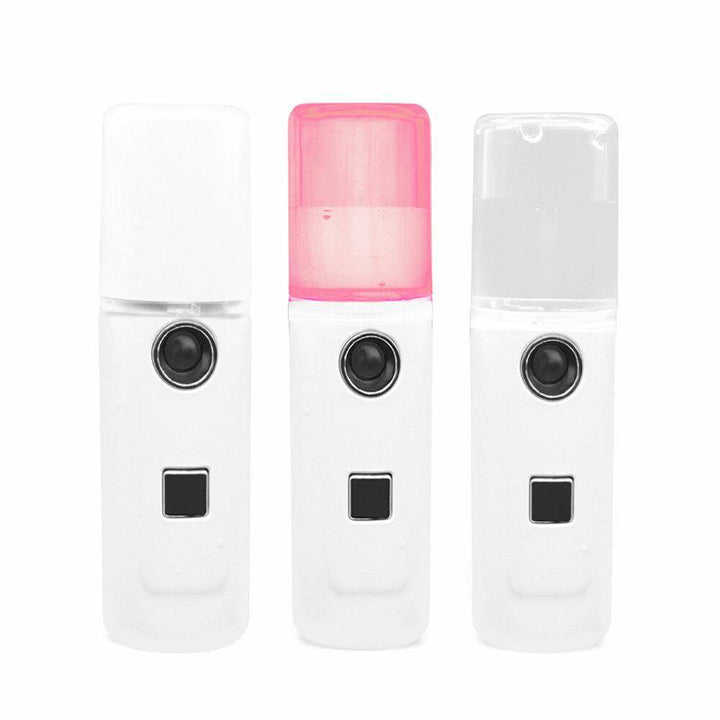 Face Stream Beauty Spray Hand-held Water Machine Moisturizing Nano Ionic Mist Face Humidifier Sauna Facial Pore Cleansing Tool - MRSLM
