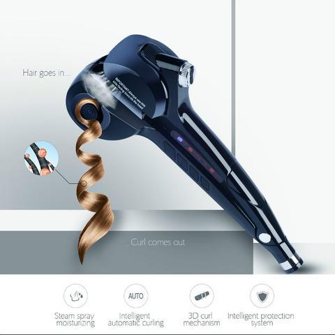 Professional ceramic hair steam machine hair curler roller curling iron, hair waver in digital magic styling tools styler - MRSLM