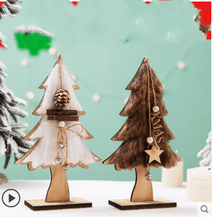 Christmas Decorations Made of Wood and Trees - MRSLM