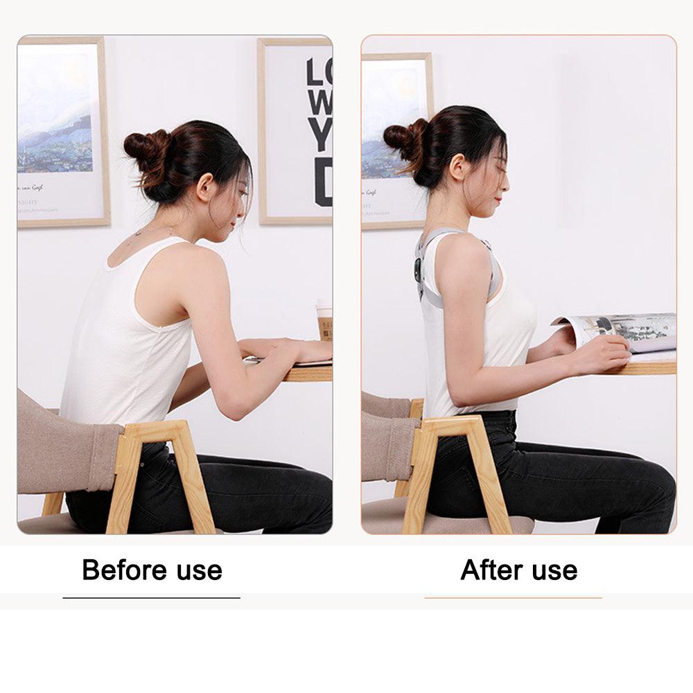 Getinfit Adjustable Smart Back Posture Corrector Back Brace Support Belt Shoulder Training Belt Correction Health Care Automatic - MRSLM