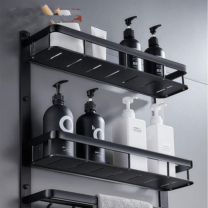 Nordic Minimalist Bathroom Vanity Free Punching Multifunctional Shelf (Single layer 40cm) - MRSLM