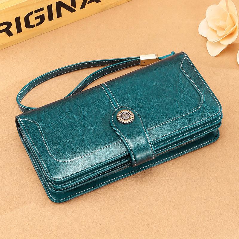 Ladies long clutch wallet, view 5 - MRSLM