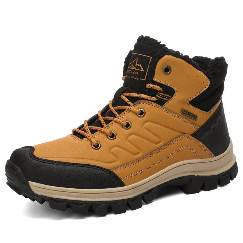 Men's plush snow boots, view 2 - MRSLM