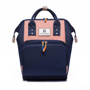 large capacity diaper backpack, view 3 - MRSLM