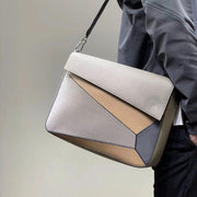color matching one-shoulder crossbody bag, view 3 - MRSLM