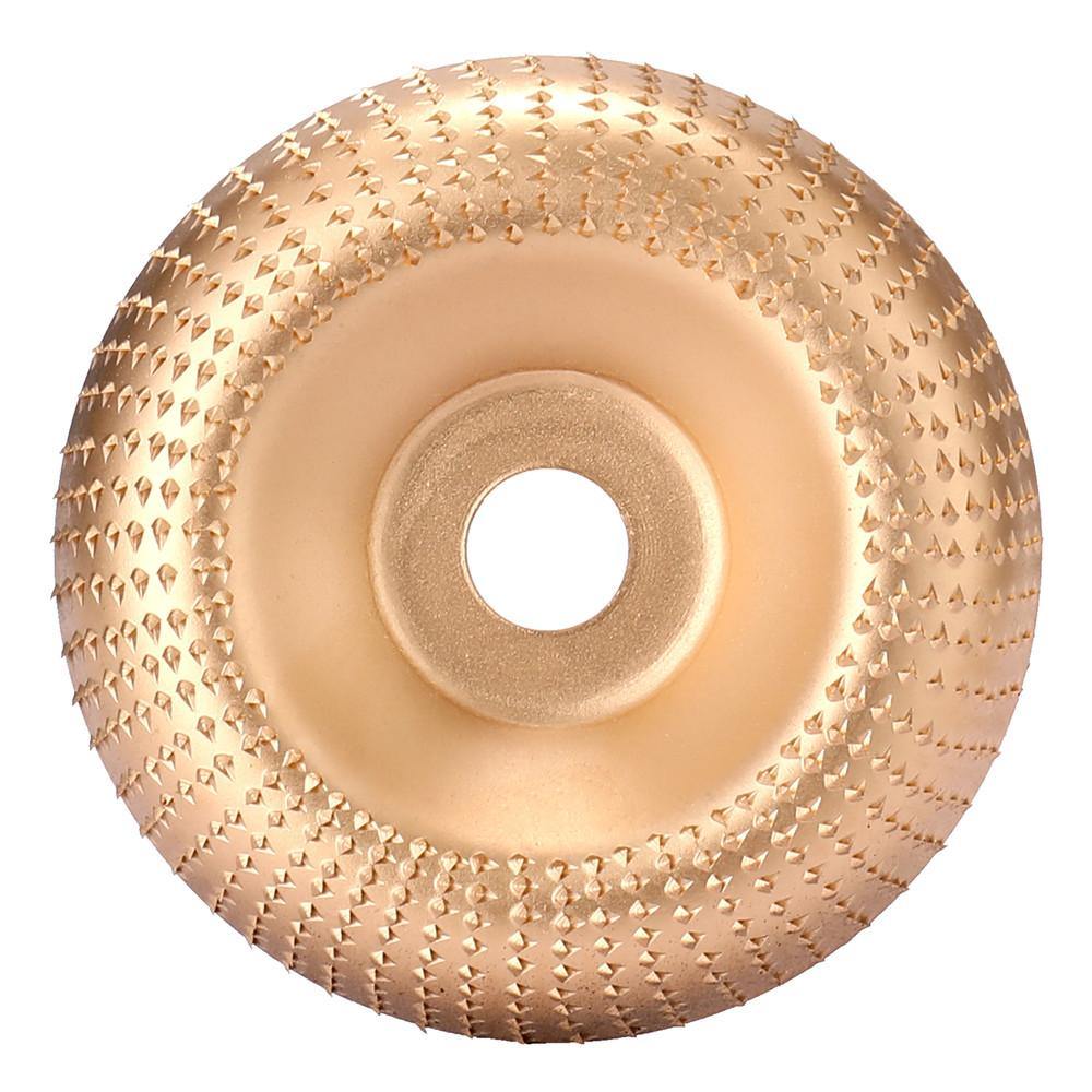 Drillpro 100mm Curve Extreme Shaping Disc Tungsten Carbide Wood Carving Disc Grinder Wheel Abrasive Disc Sanding Rotary Tool for 100 115 Angle Grinder - MRSLM