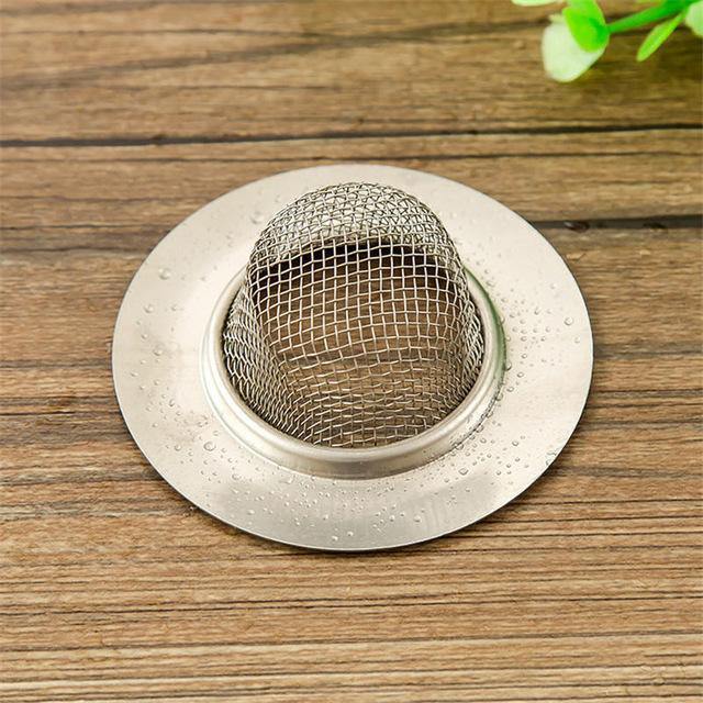 7/9/11cm Stainless Steel Sink Filter Hair Colanders Strainers Filter Round Kitchen Drain Bathroom Sink Accessories - MRSLM