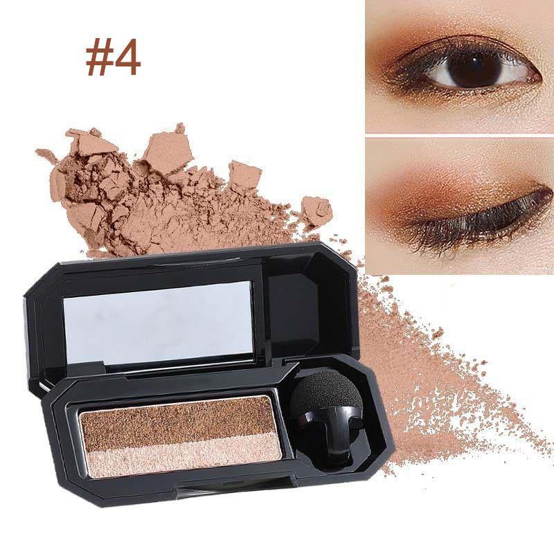 Dual Color Eye Shadow Makeup Palette Perfect Glitter Eye Shadow Shade Cosmetic - MRSLM