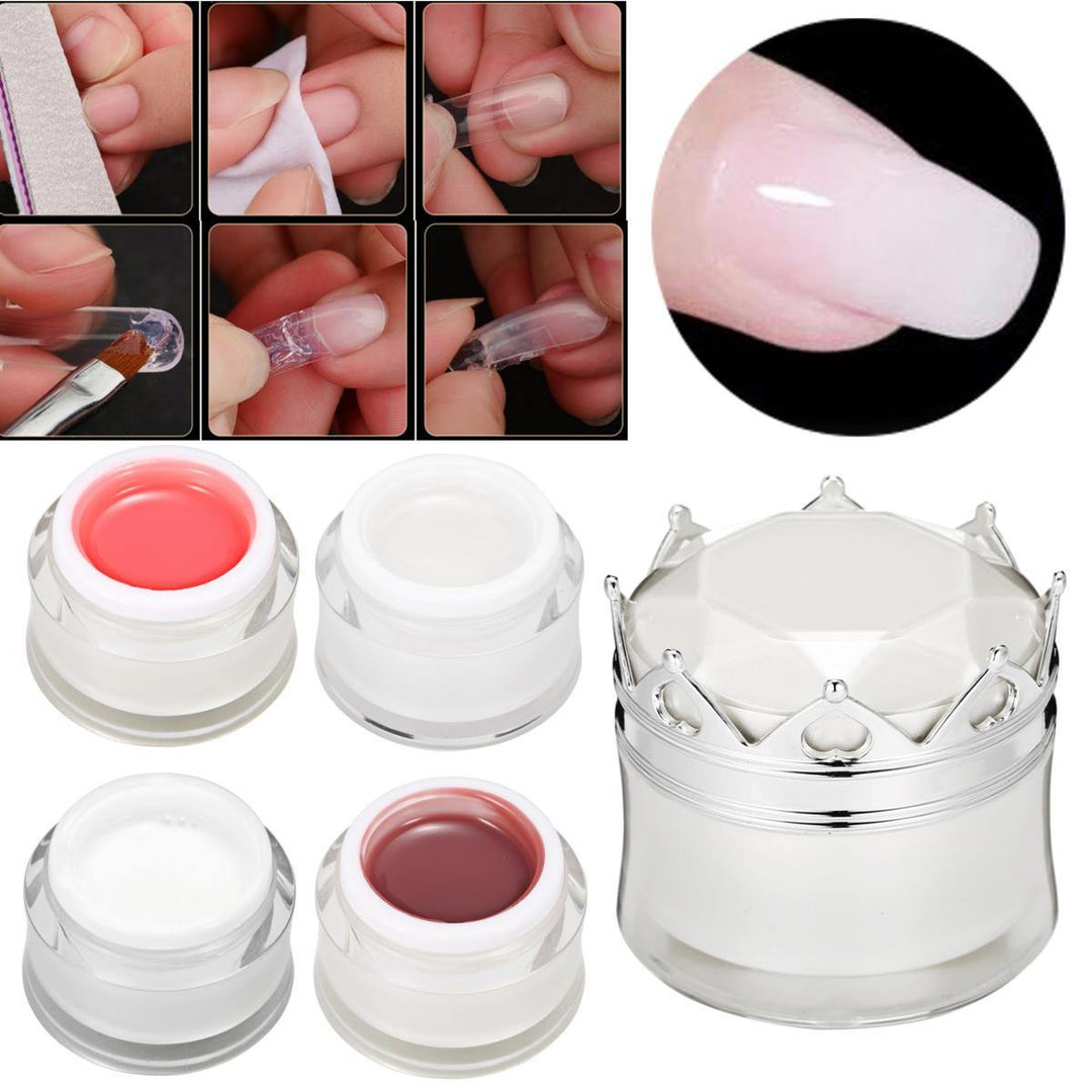 Nail Art Gel Manicure Extension Glue UV Phototherapy Nail Decoration DIY Tool - MRSLM