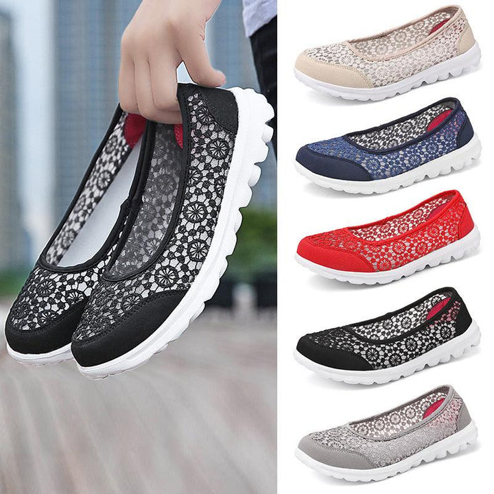 Old Beijing cloth shoes female one pedal - MRSLM