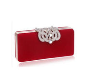velvet evening clutch, view 7 - MRSLM