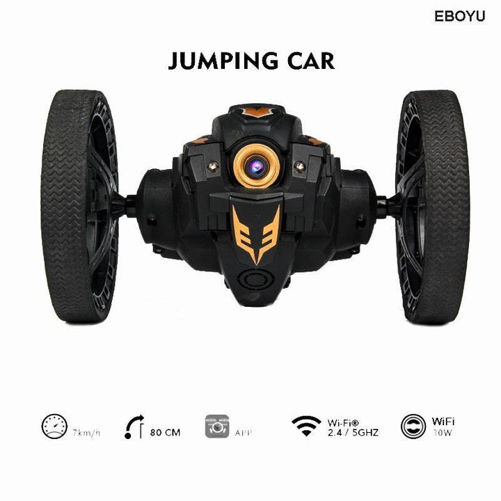 805 RC Bounce Car RC Jump Car Remote Control Stunt Car Watch Control 360° Rotation 27.6 inches Bouncing 2WD 2.4Ghz RC Car Toys - MRSLM