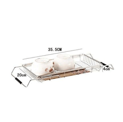 Removable Dish Drying Rack for Kitchen Counter Pantry - MRSLM