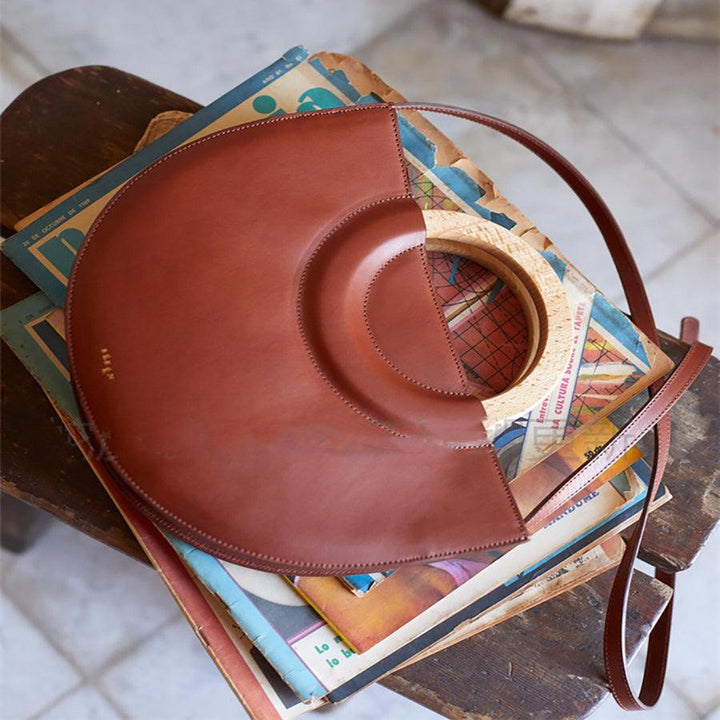 Wooden handle fan bag - MRSLM