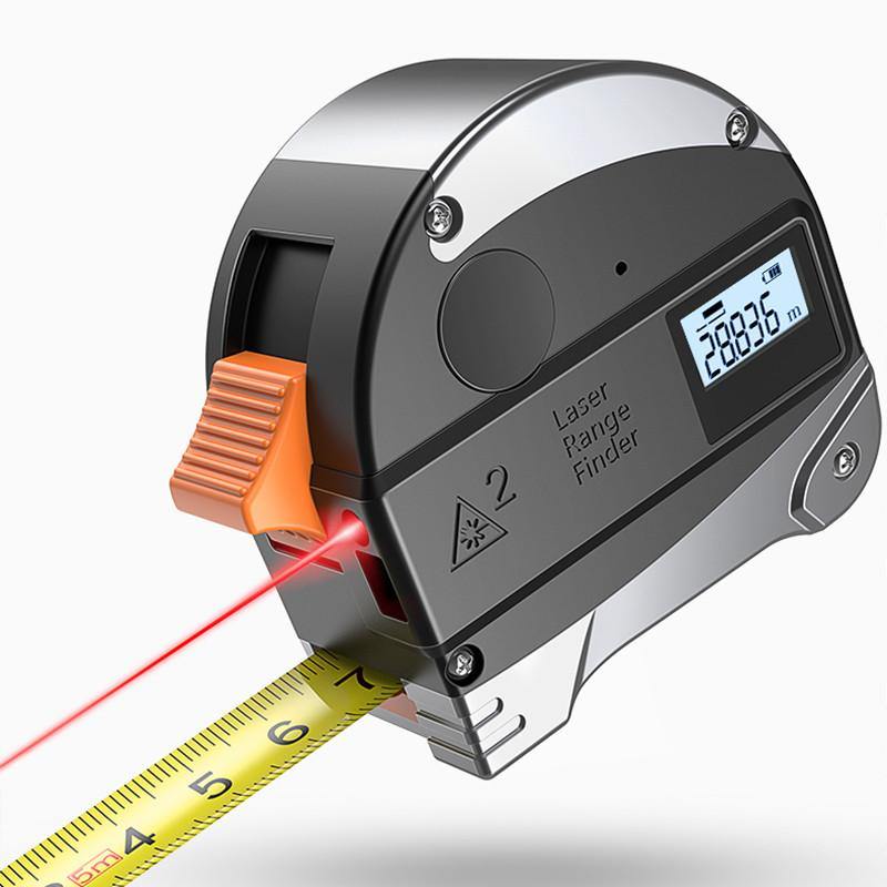 DANIU 30M Laser Rangefinder Anti-fall Steel Tape High Precision Infrared Digital Laser Distance Meter Measure Distance Tool Tape - MRSLM