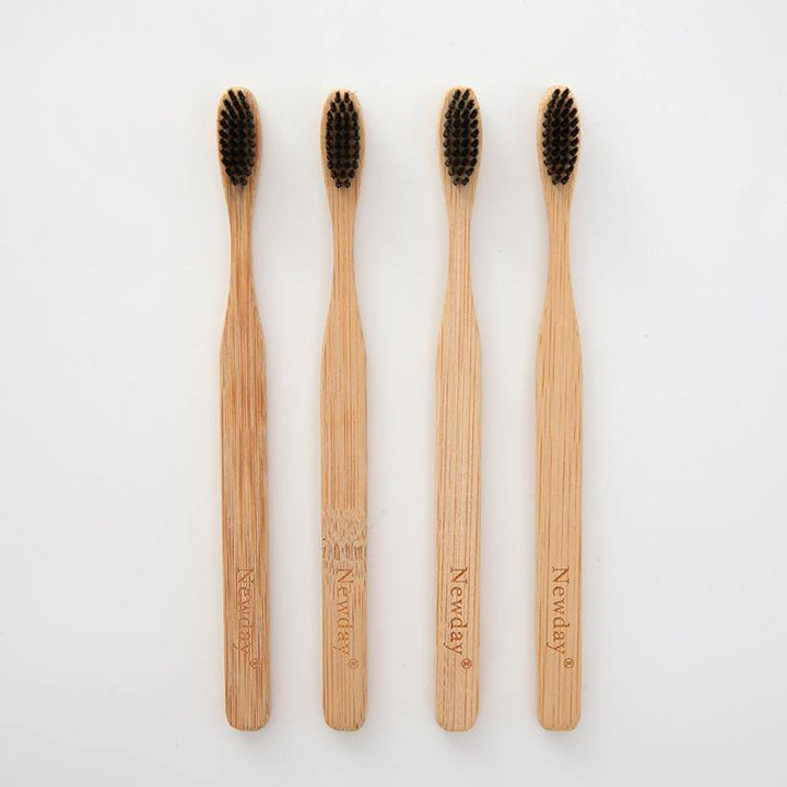 Natural Pure Bamboo Toothbrush Portable Soft Hair Tooth Brush Eco Friendly Brushes Oral Cleaning Care Tools (1pc) - MRSLM