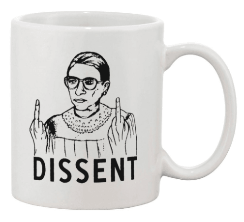 Ruth Bader Ginsburg Ceramic Mug - MRSLM