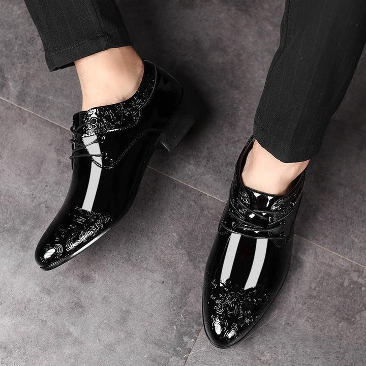 Glossy Men's Business Formal Shoes Fashion Casual Shoes - MRSLM