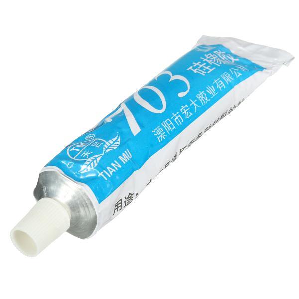 703 Curing Adhesive Sealant Silicone Rubber Glue For Glass Metal Plastic Tiles - MRSLM