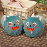 Cute plush home slippers, view 13 - MRSLM