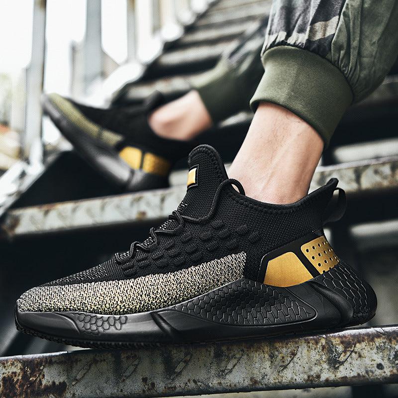 men's breathable flying mesh sneakers, view 7 - MRSLM