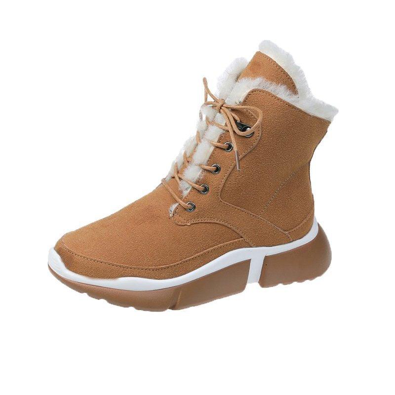plush short cotton boots - MRSLM