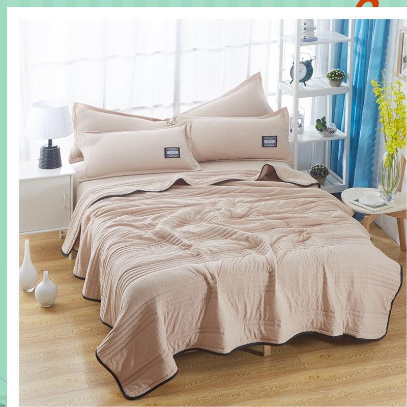 Cooling Blankets Pure Color Summer Quilt Plain Summer Cool Quilt Compressible Air-conditioning Quilt Quilt Blanket - MRSLM