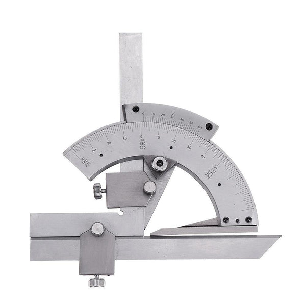 Drillpro 0-320 Degrees Precision Vernier Angle Ruler Universal Bevel Protractor Measuring Finder Woodworking Measuring Tools - MRSLM