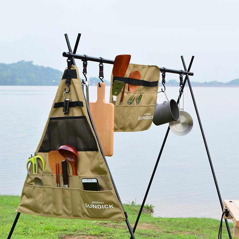 Waterproof Tableware Storage Bag Oxford Fabric Outdoor Camping BBQ Tableware Storage Bag - MRSLM
