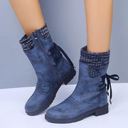 Woolen snow boots with thick heel and large Martin boots - MRSLM